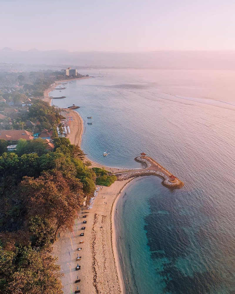 Foto pantai sanur bali