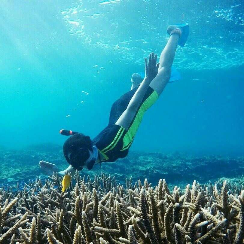 Diving di pantai bakaro