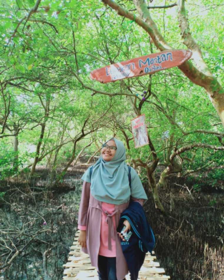 Hutan bakau pantai cirewang