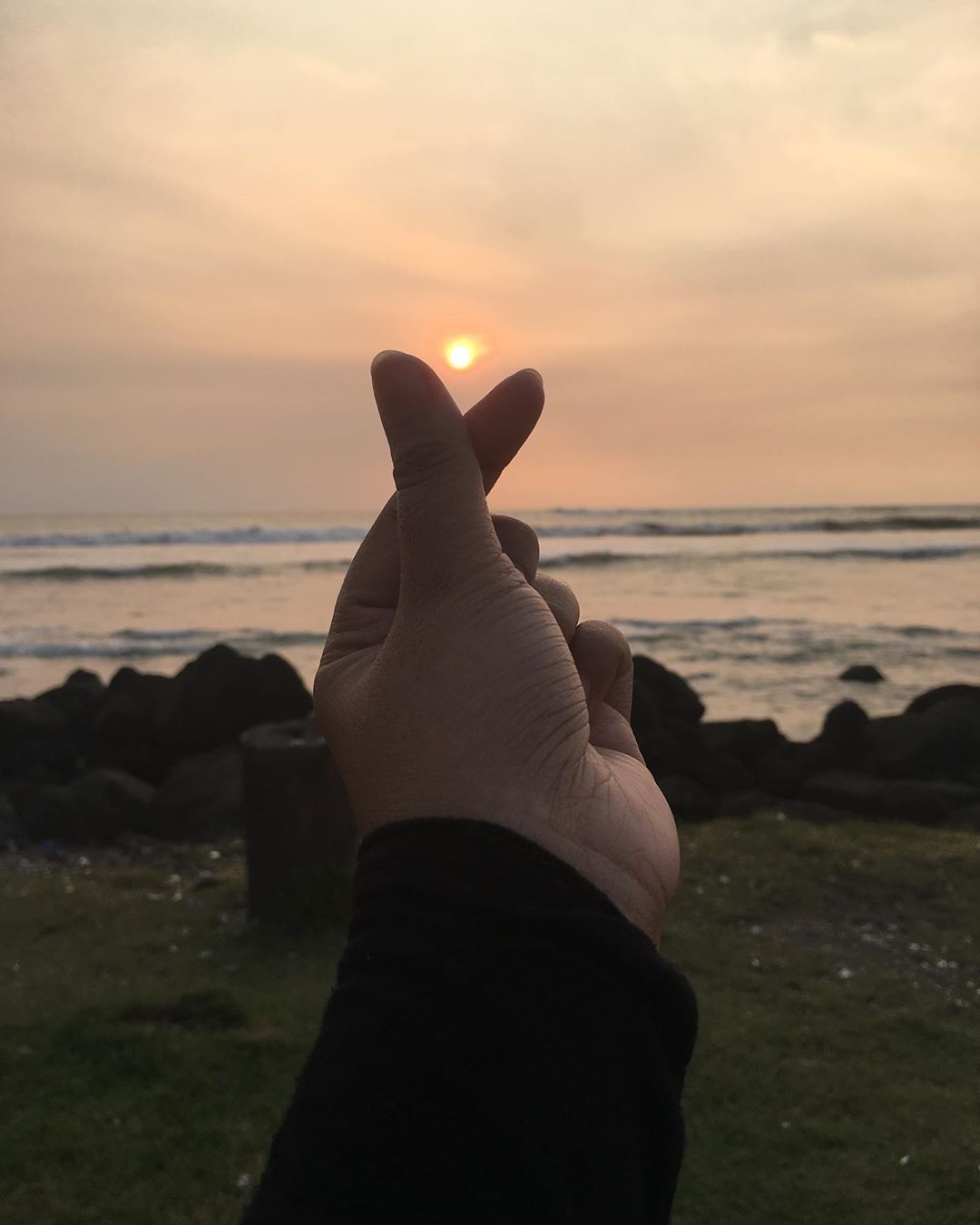 Sunset di pantai marina anyer