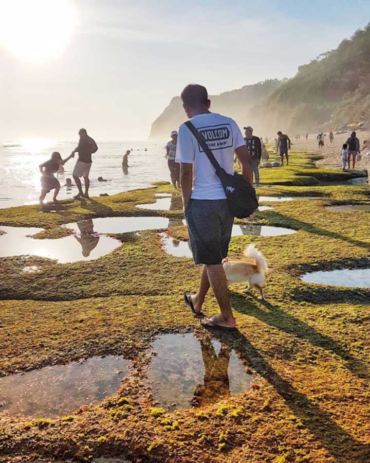 Sunset pantai melasti