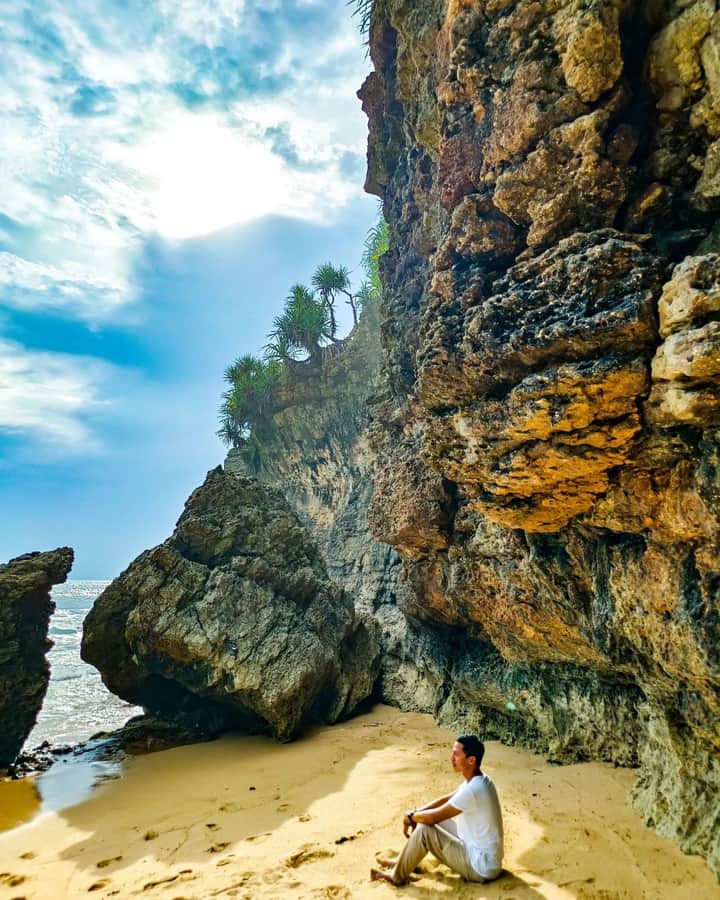 Spot foto pantai seruni