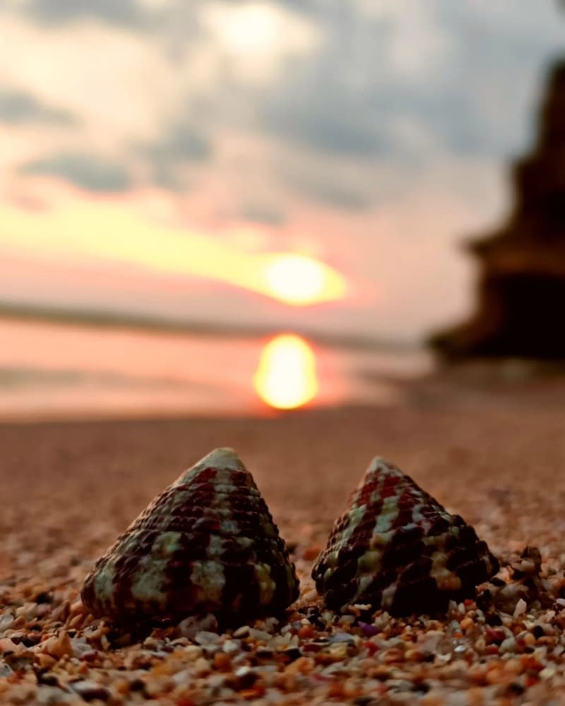 Sunset pantai seruni