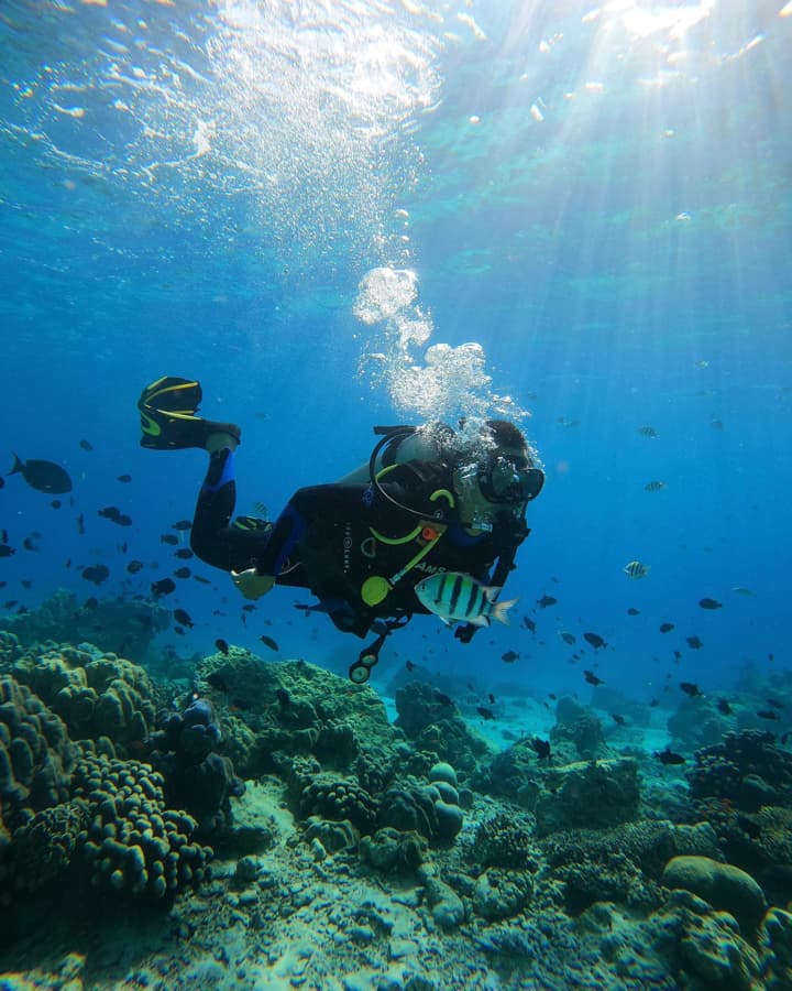 diving dan snorkeling pantai sumur tiga